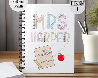 Teacher Notebook, TA Notebook, Teacher Gift, Teaching Assistant Gift, Cute Teacher Journal, Gift for Teacher, Teacher Planner, New Teacher