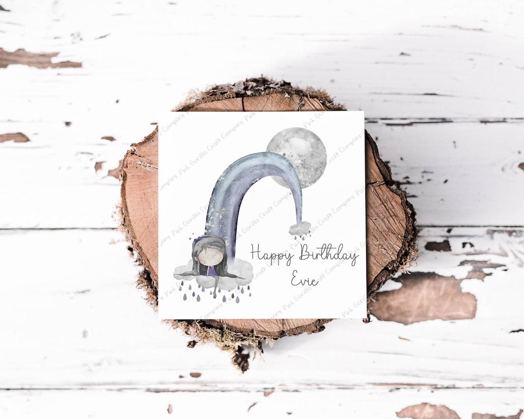 HAPPY BIRTHDAY TO YOU Glowing Purple Neon Lamp Sign On A Black Electric Wall Sto