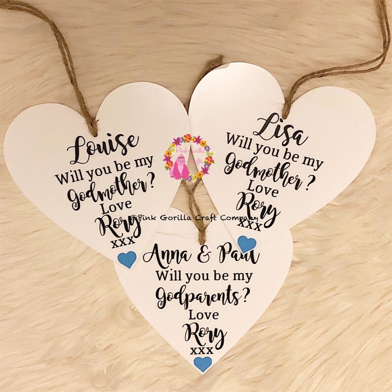 Godparent Plaque Will You Be My Godmother Godparent Gift Etsy UK