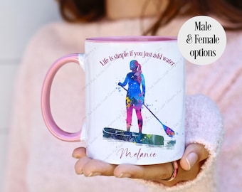 Personalised Mug, Paddleboarder mug, Paddleboarding Mug, Paddleboard, Paddleboard Gift, Paddleboarding Gift, Gift for Paddleboarder, SUP Mug
