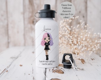 Gift for her, Goth Girl Gift, Gothic Girl, Gothic Character, Alternative Girl, Emo Girl Gift, Gift for Goth Girl, Punk Girl, Rocker Girl