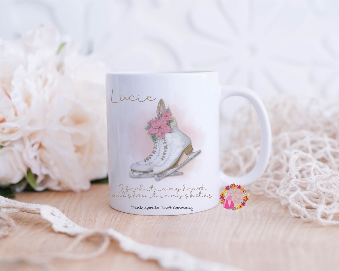 Personalised Mug, Ice Skater Mug, Figure Skater Mug, Ice Skater Gift