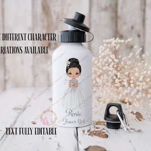 Flower Girl gift, Flowergirl proposal, Flowergirl Gift, Wedding Water Bottles, Personalised Water Bottle, Boys Water Bottle, Wedding