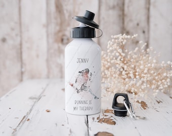 Personalised Water Bottle, Sports Bottle, Runner Water Bottle, Marathon Bottle, Runner gift, Gift for Runner, Marathon Gift, Park Runner