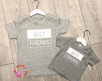 Best Friends Tshirt, Sibling Set, Sibling Gift, Matching Tshirt Set, Brother Sister Tshirt, Best Friends Gift