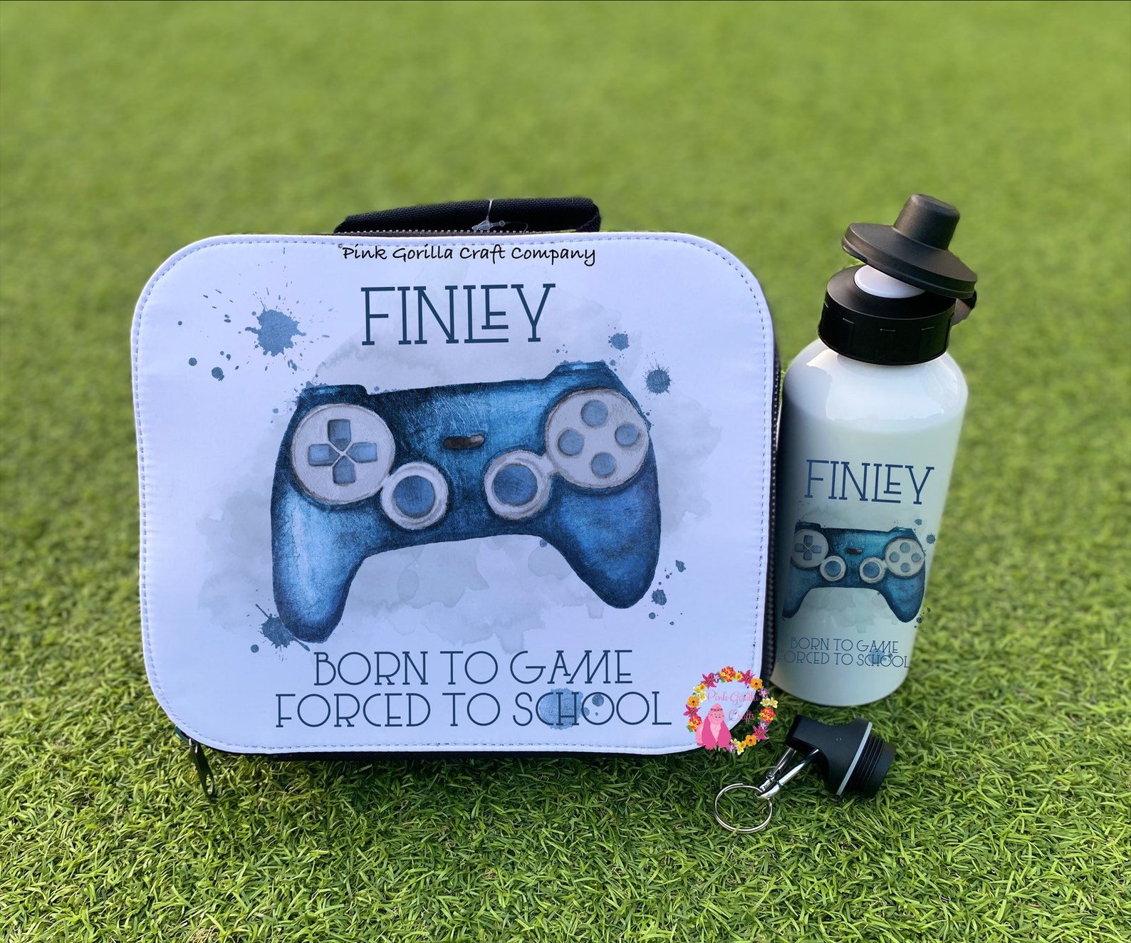 Personalised Lunch Bag Gamer Lunch Box Boys Lunch Box Back Etsy UK