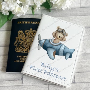 Passport Cover, Passport Holder, Personalised Passport, Luggage Tag, Passport Set, Suitcase Label, My First Passport, Child Passport,