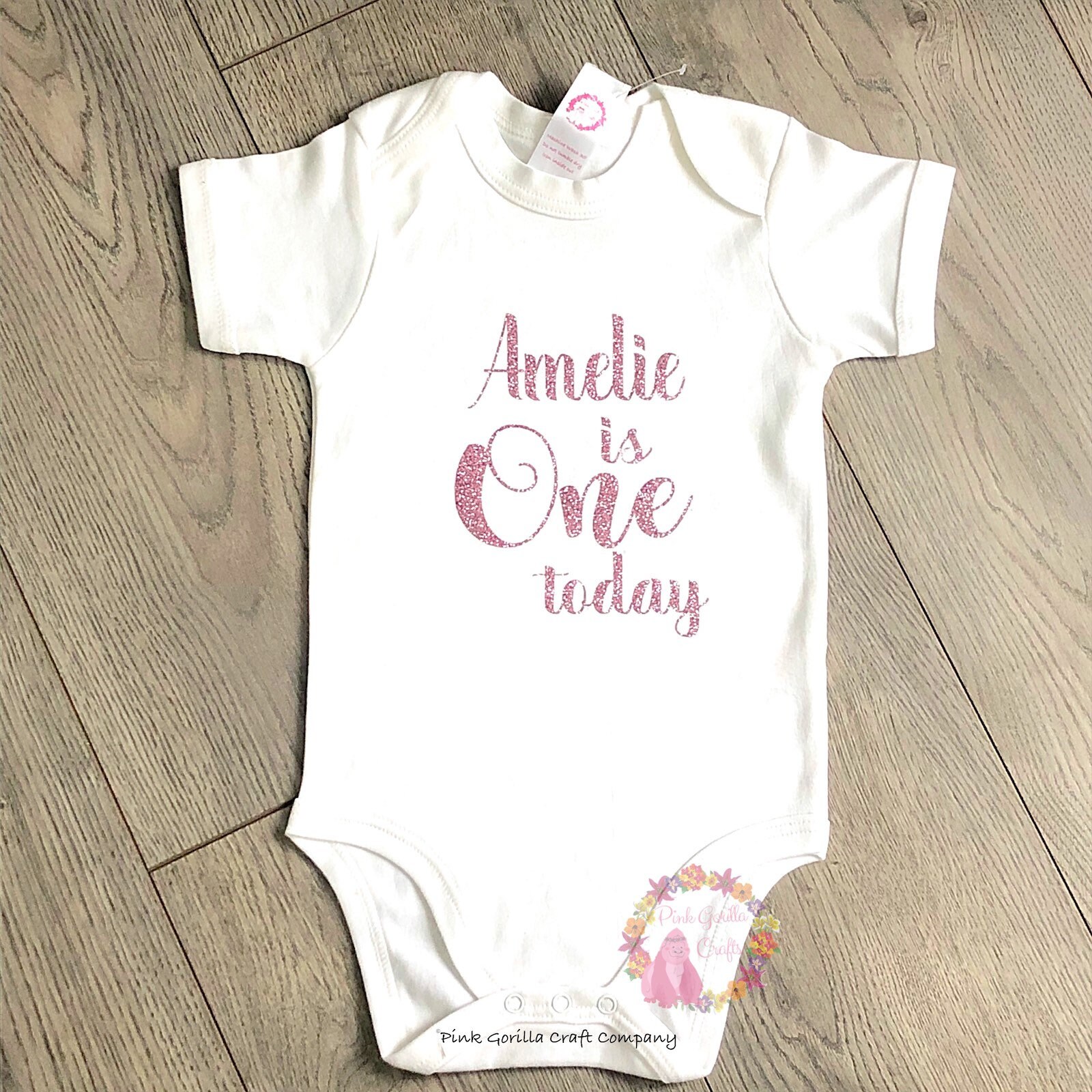 1st Birthday Baby Vest / Personalised Baby Vest / Birthday Etsy UK