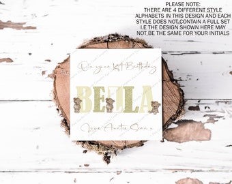 Child Birthday Card, Birthday Card, New Baby Card, Christening Card, Girls Card, Boys Card, 1st Birthday, Baby Boy Card, Baby Girl Card,