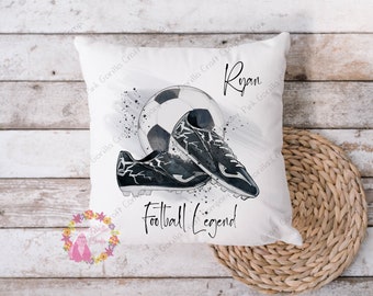 Football cushion, Football Pillow, Football for him, Football Gift, Football, Football Team, Gift for him, Gift for Dad, Football coach