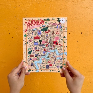 Knoxville Color Map - Print - 8&quot;x10&quot;