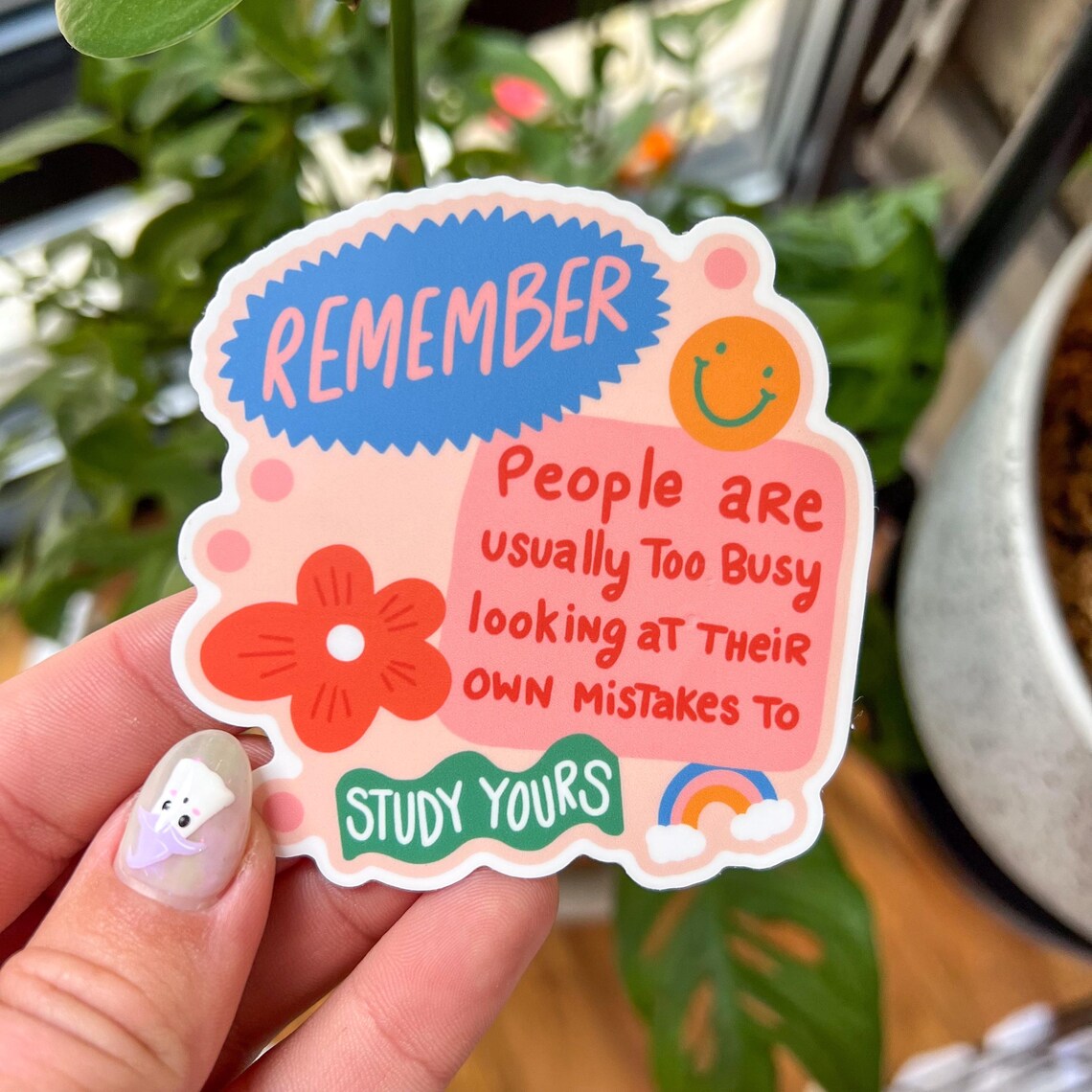 Remember Sticker - Etsy