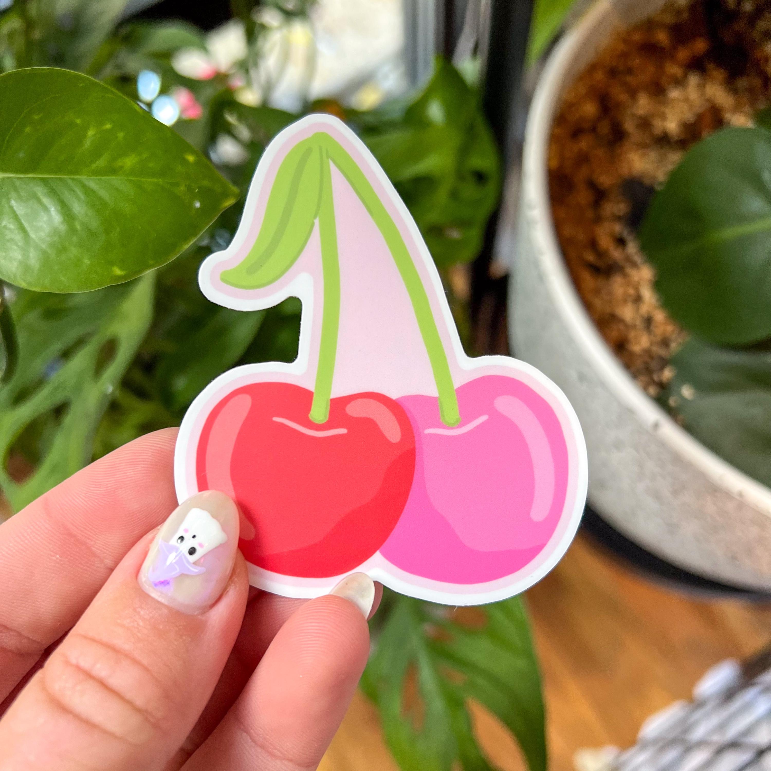 Cherry Sticker - Etsy
