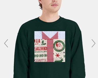 Christmas Quilt Block Sweatshirt Present