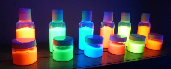 Blacklight Reactive Fluorescent Tempera Glow Party Paint 6 Pack 8