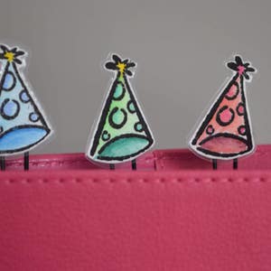 Birthday Hat Planner Clip