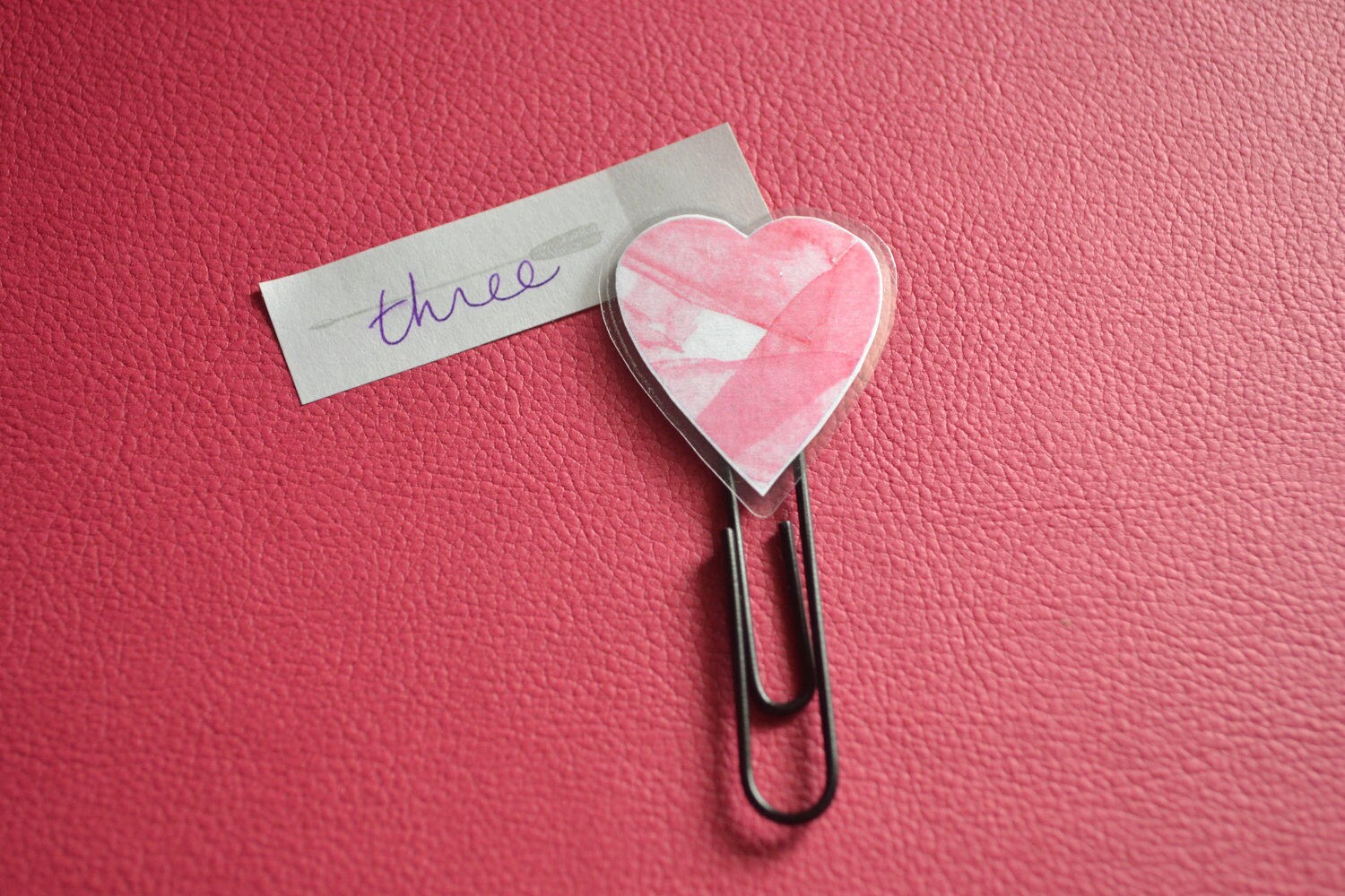 Heart Paper Clip Etsy