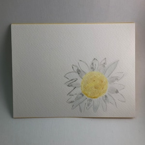Carte de salutation de fleur