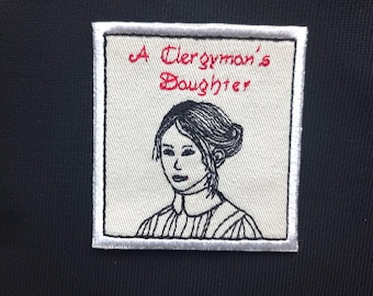 Book A Clergyman's Daughter Cover Novel Custom Alternative Grunge Iron-On Orwell Patch