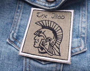 Book The Iliad Cover History Custom Alternative Grunge Iron-On Homer Patch