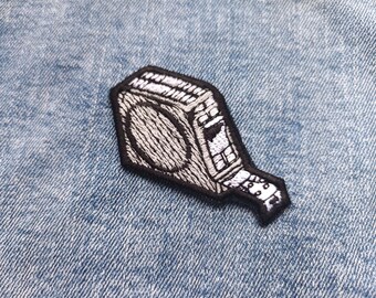 Working Tools Tape Measure Embroidered Punk Rock Alternative Jacket Iron-On Patch