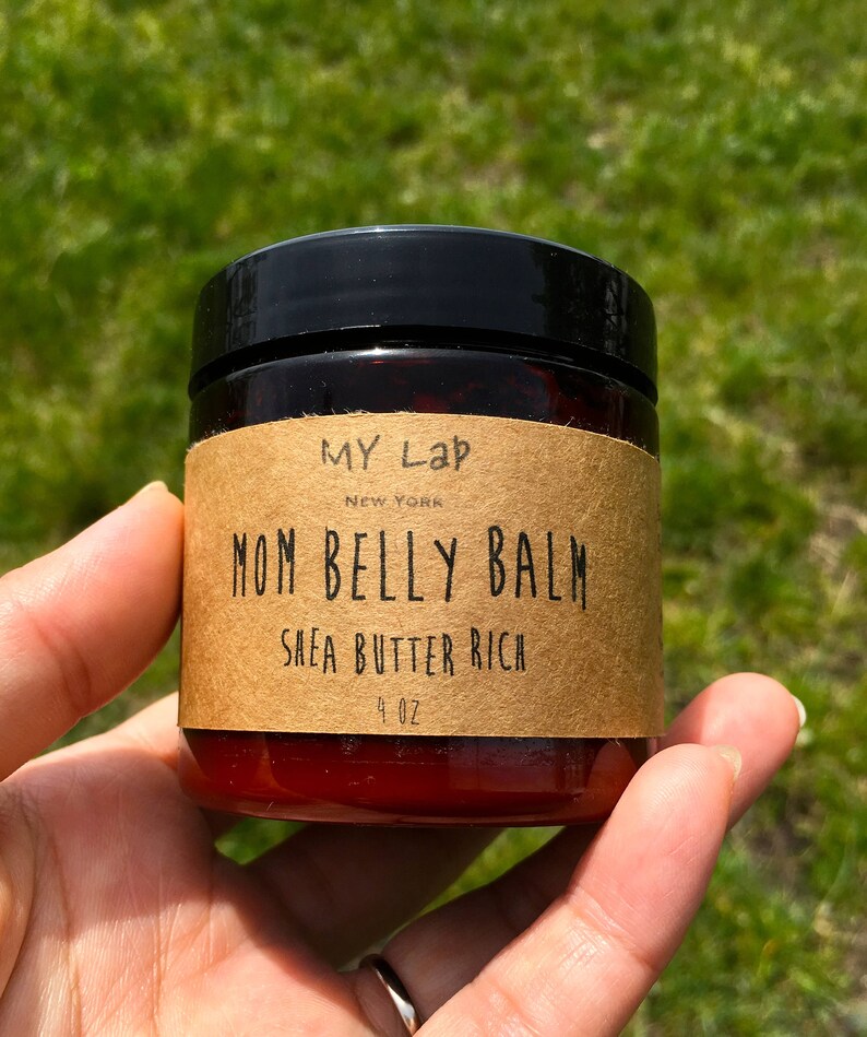 Mom Belly Balm Shea Butter Pregnant Care Stretchmark Etsy