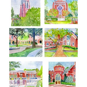 UR (University of Richmond) Note Cards with Envelopes. Giclée Prints and Collages Available.