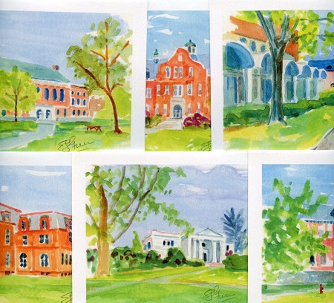 University of Maineorono Note Cards With Envelopes.6 Cards, Blank