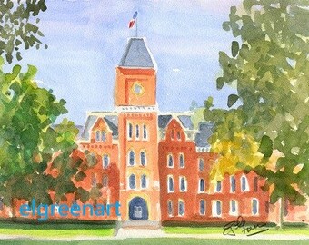 Ohio State University Note Cards with Envelopes. Giclée Prints Available.