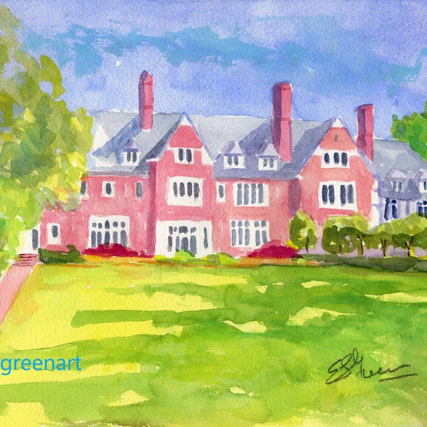Sarah Lawrence College-Westlands. Note Cards with Envelopes and Giclée Prints.
