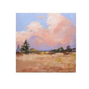 Landscape 11 | Original Oil Painting | 8” x 8” on Cradled Panel