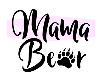 Download Mama bear paw | Etsy