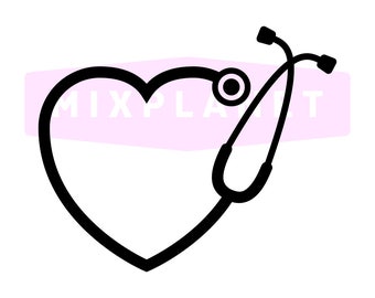 Download Stethoscope svg | Etsy
