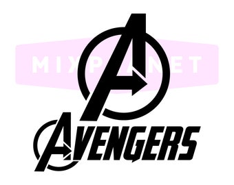 avengers logo etsy
