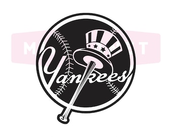 yankees 3d logo etsy
