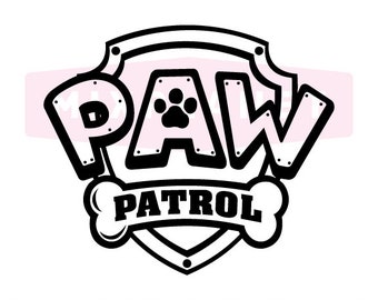 paw patrol bone free printable svg