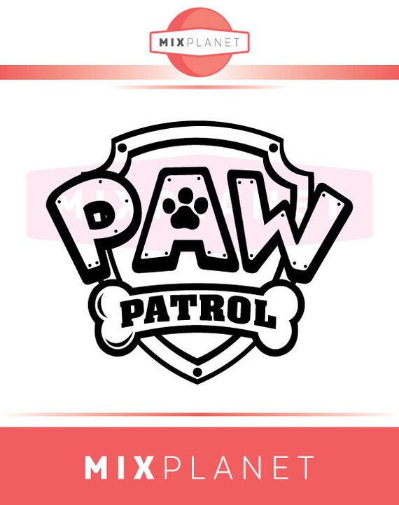 Download Bone And Shield Paw Patrol Cut Files Paw Patrol SVG Files ...