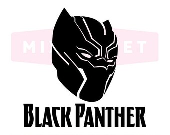 Black Panther SVG Cut Files, Black Panther DXF Cutting Files, Black Panther Svg Dxf Png Cuttable Files, Black Panther SVG, Instant Download