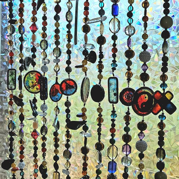 Stained Glass Curtain Etsy