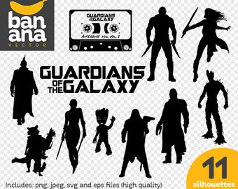 Guardians of the galaxy svg | Etsy