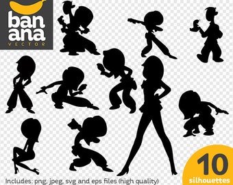 SALE Kim Possible png jpg svg eps files high resolution BV-FA-0032
