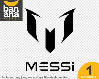 SALE Messi Logo Silhouette png jpg svg eps files high resolution BV-SP-0033