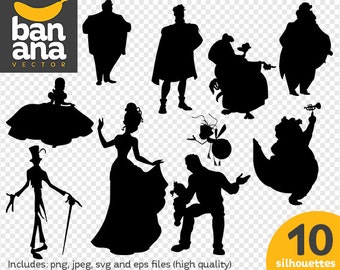 Free Free 206 Silhouette Princess Tiana Svg SVG PNG EPS DXF File