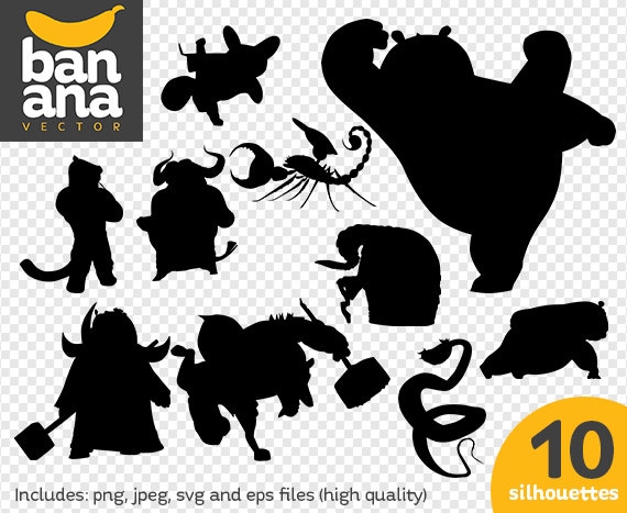 Sale Kungfu Panda 2 Png Jpg Svg Eps Files High Resolution Etsy