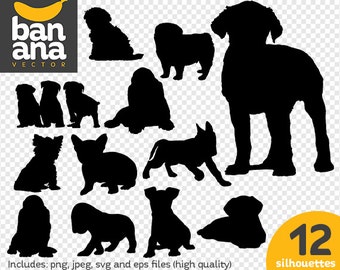 SALE Dog Puppies 1 png jpg svg eps files high resolution BV-AN-0019