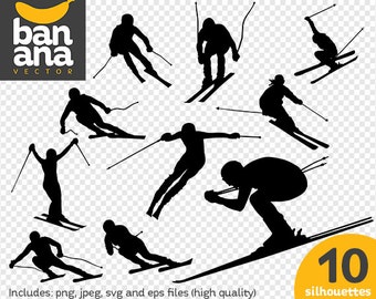 SALE Skying Silhouettes png jpg svg eps files high resolution BV-SP-0035