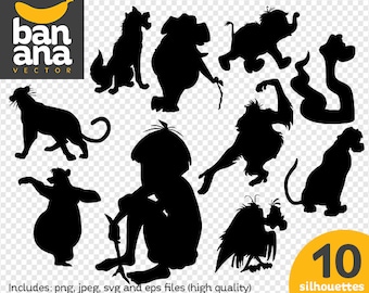 SALE The Jungle Book png jpg svg eps files high resolution BV-FA-0075