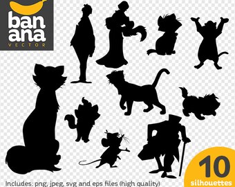 SALE The Aristocats png jpg svg eps files high resolution BV-FA-0074