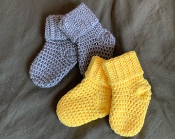 Crochet Baby Socks