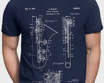 Saxophone T-Shirt Gift For Jazz Musician, Jazz Lover Gift For Saxophone Player, Jazz Band Gift For Jazz Player, Marching Band Shirt P122